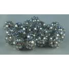 50 Shamballa Strassperlen  Beads 10mm kristall